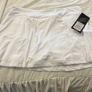 Brand new with tags white tennis skirt.
